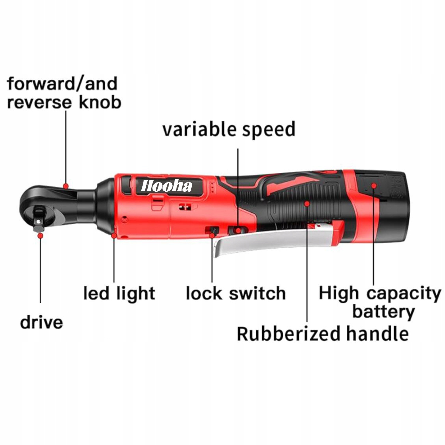 KLUCZ ELEKTRYCZNY GRZECHOTKA UDAROWA BEZSZCZOTKOWA DO KÓŁ 12V 65NM 3/8'' Rozmiar trzpienia 3/8''