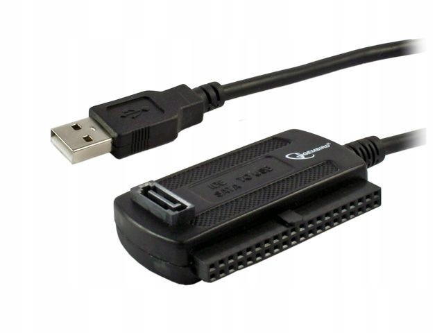 GMB ADAPTER SATA/IDE do USB 2.0+zasilanie+kable