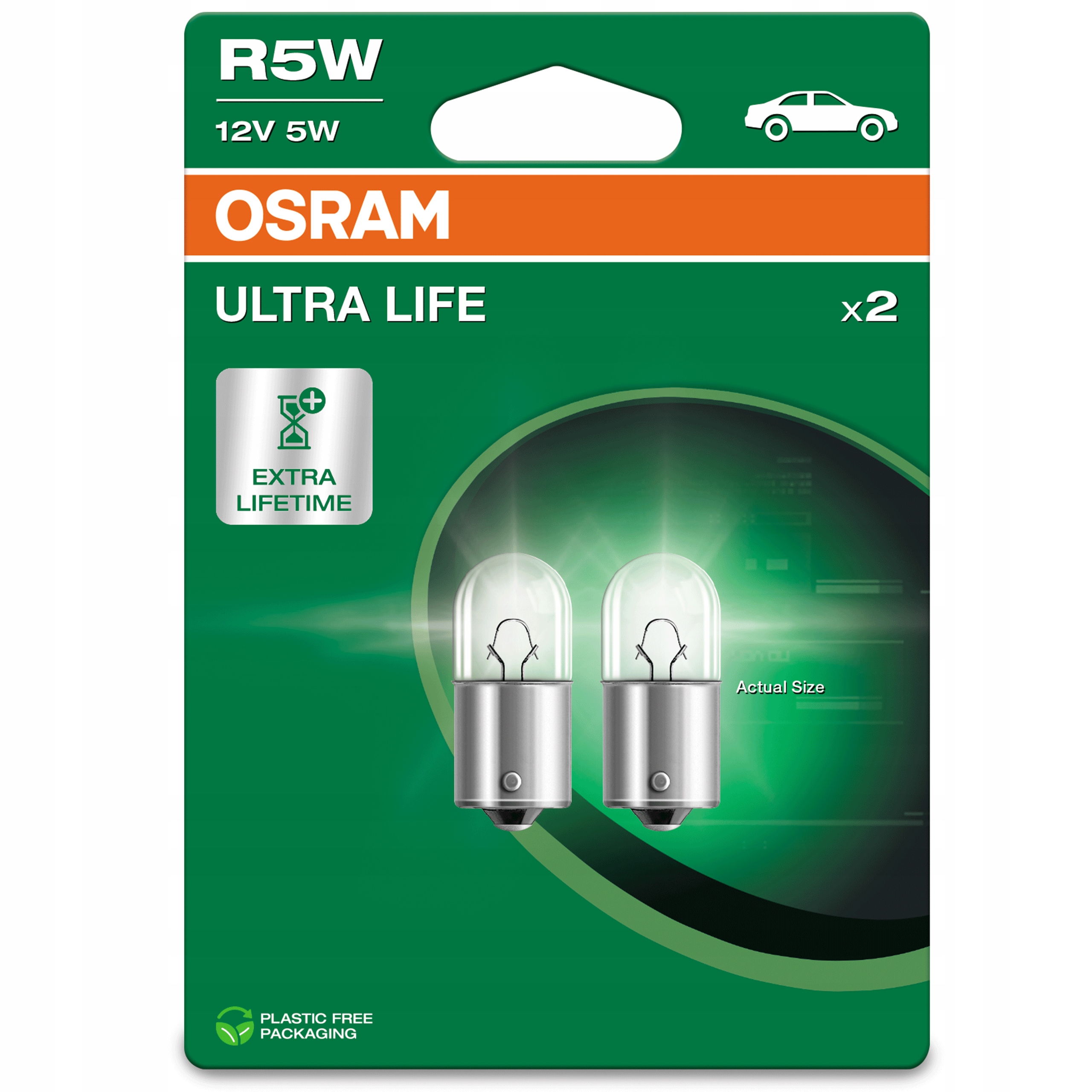 Osram R5W Żarówka Samochodowa o zwiększonej żywotności Ultra Life