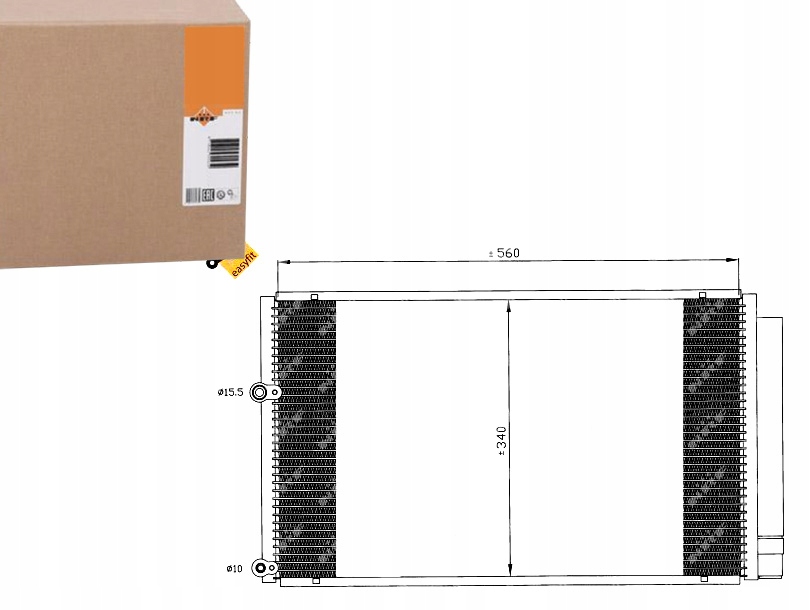 NRF35601 Kondenzátor Klimatizace Toyota Prius 1,5 Asistent řidiče #33