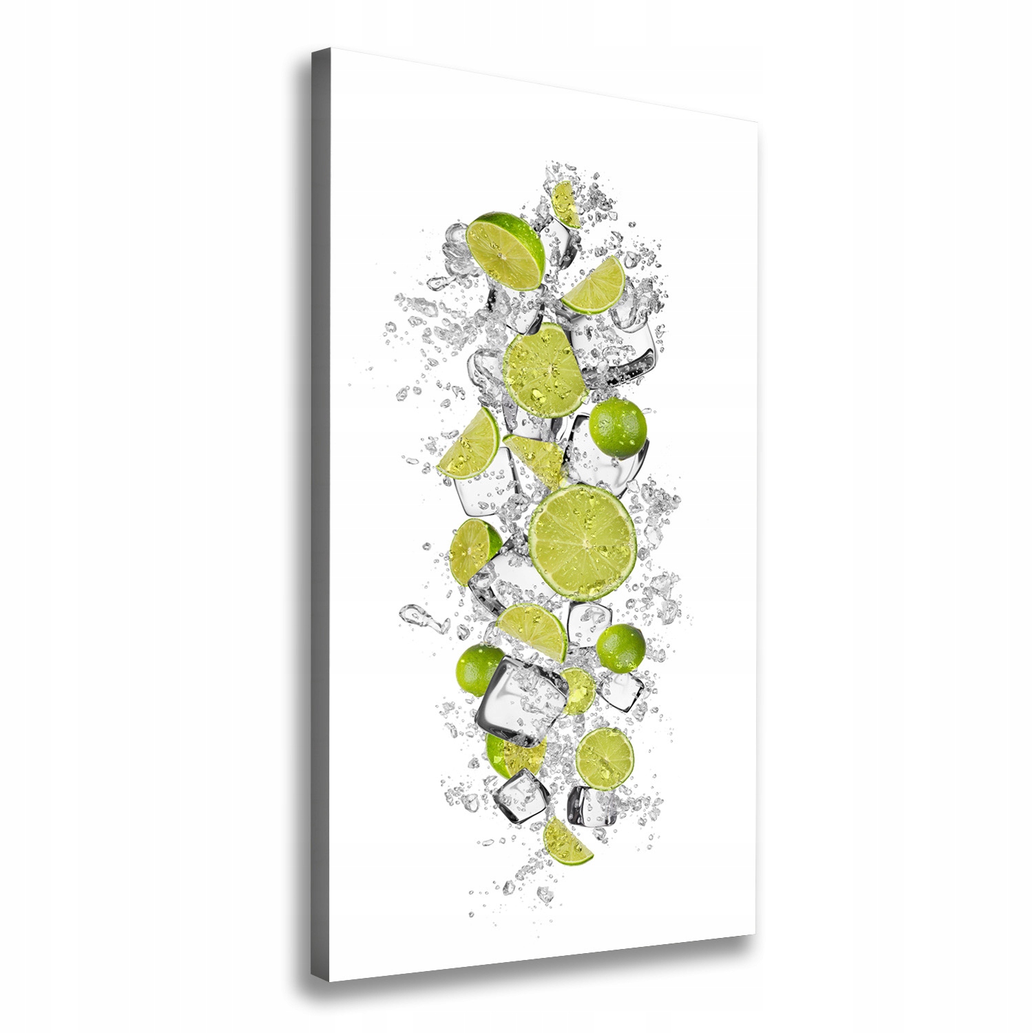 

Nowoczesny obraz canvas na ramie Limonki 60x120 cm