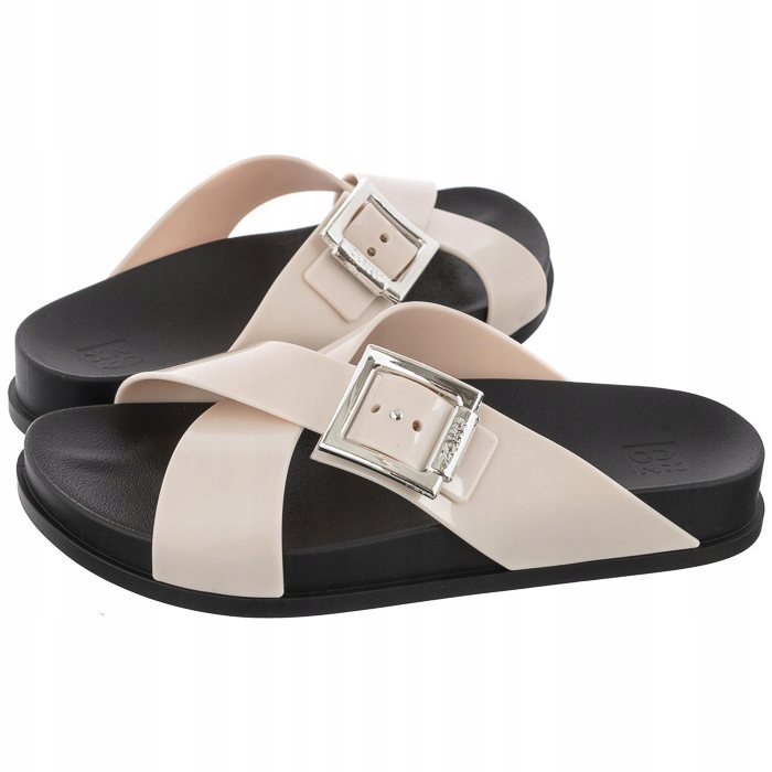 

Buty Klapki na Lato Zaxy Choice Birken Kremowe