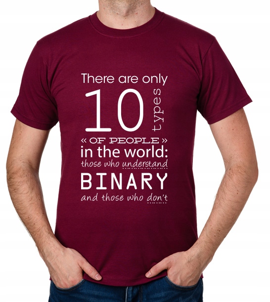 

koszulka System Binarny prezent