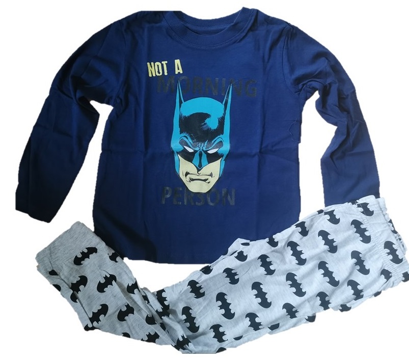 

Batman Piżama 128 długi rękaw spodnie bawełna