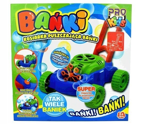 

Pro Kids Kosiarka Do Robienia Baniek Na Baterie