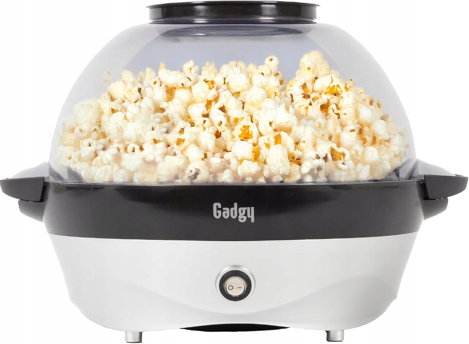 Strojek Na Popcorn 800W S Míchadlem Nepřilnavý 5L Domácí Stříbrný