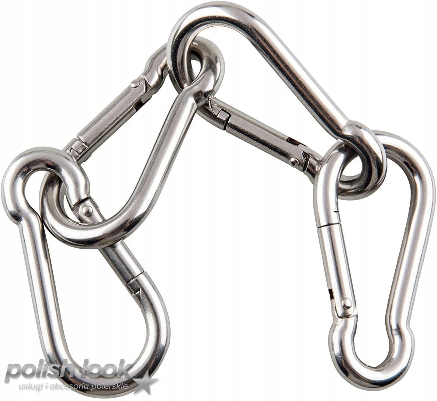 Karabińczyk do lin karabinek strażacki ocynkowany budowlany 8x80mm 120kg Kod producenta PL0319