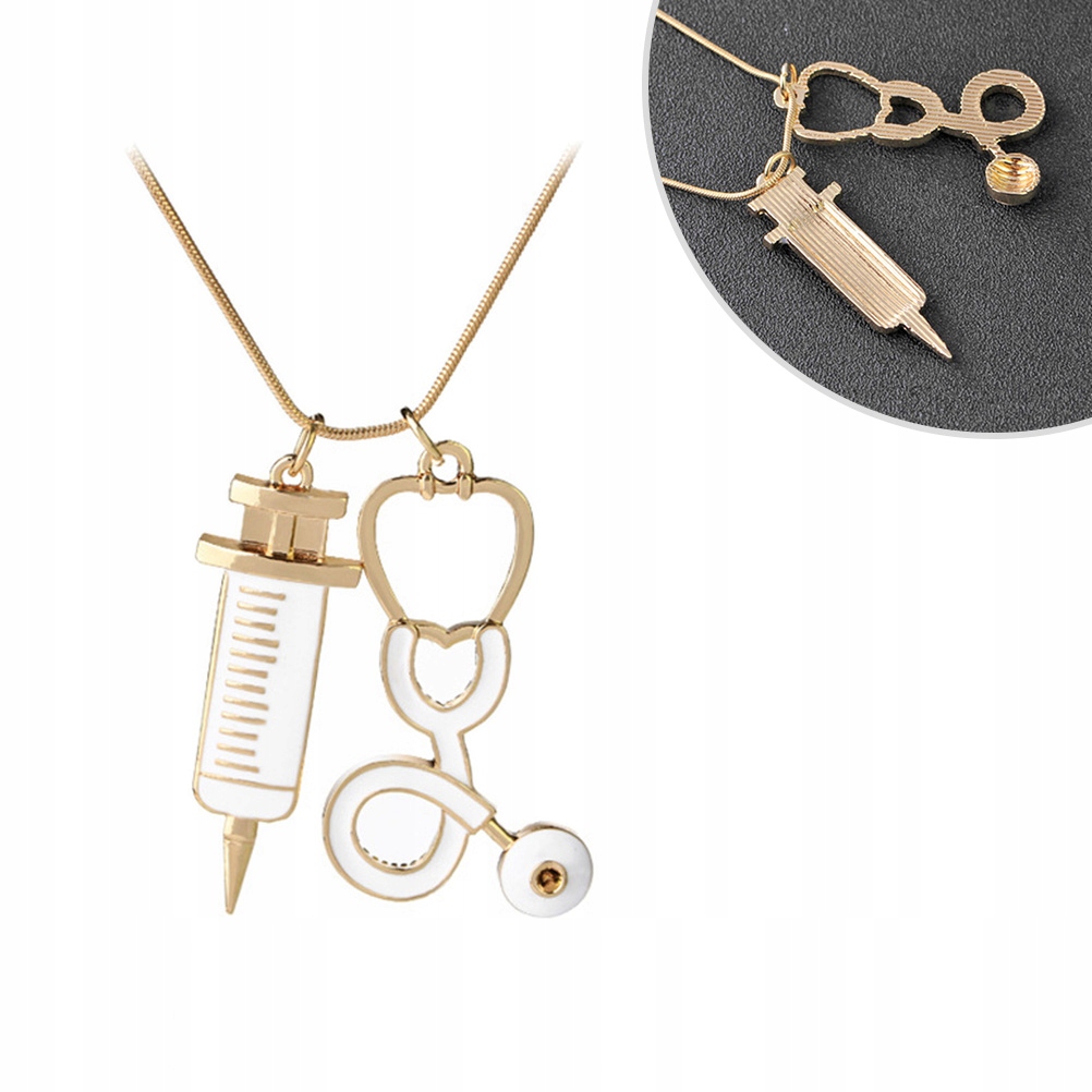 STETOSKOP NASZYJNIK ŁAŃCUSZEK ZAWIESZKA PREZENT ZDROWIE Rodzaj Klasyczne