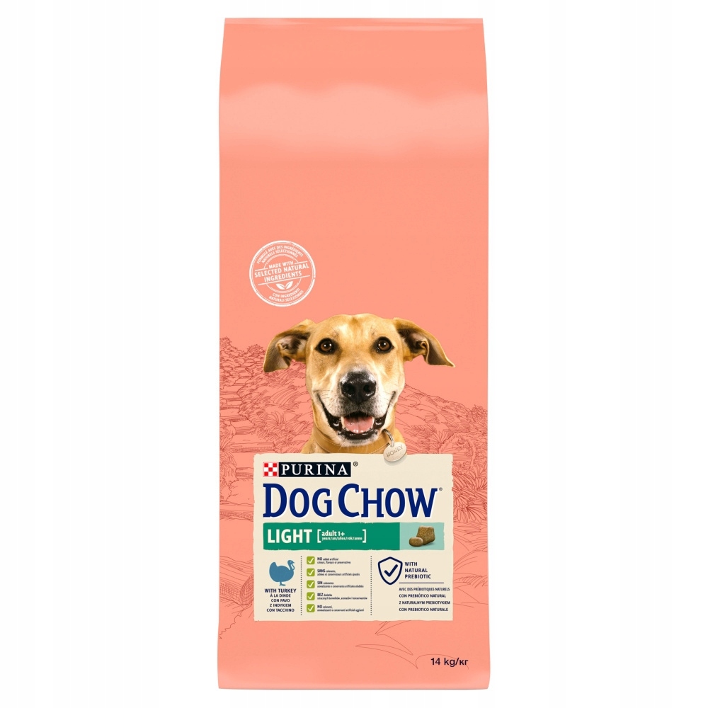 Purina Dog Chow Adult Light Indyk 14kg+2,5kg