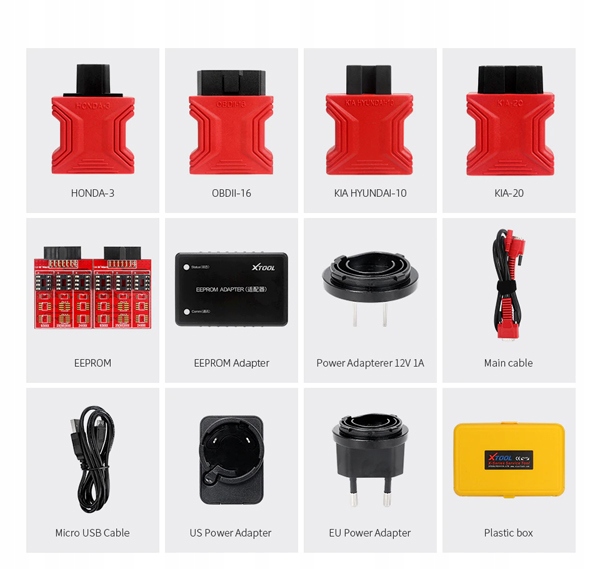 X100 PRO2 CZYTNIK PIN PRZEBIEG EEPROM IMMO EPB DPF — zdjęcie 4