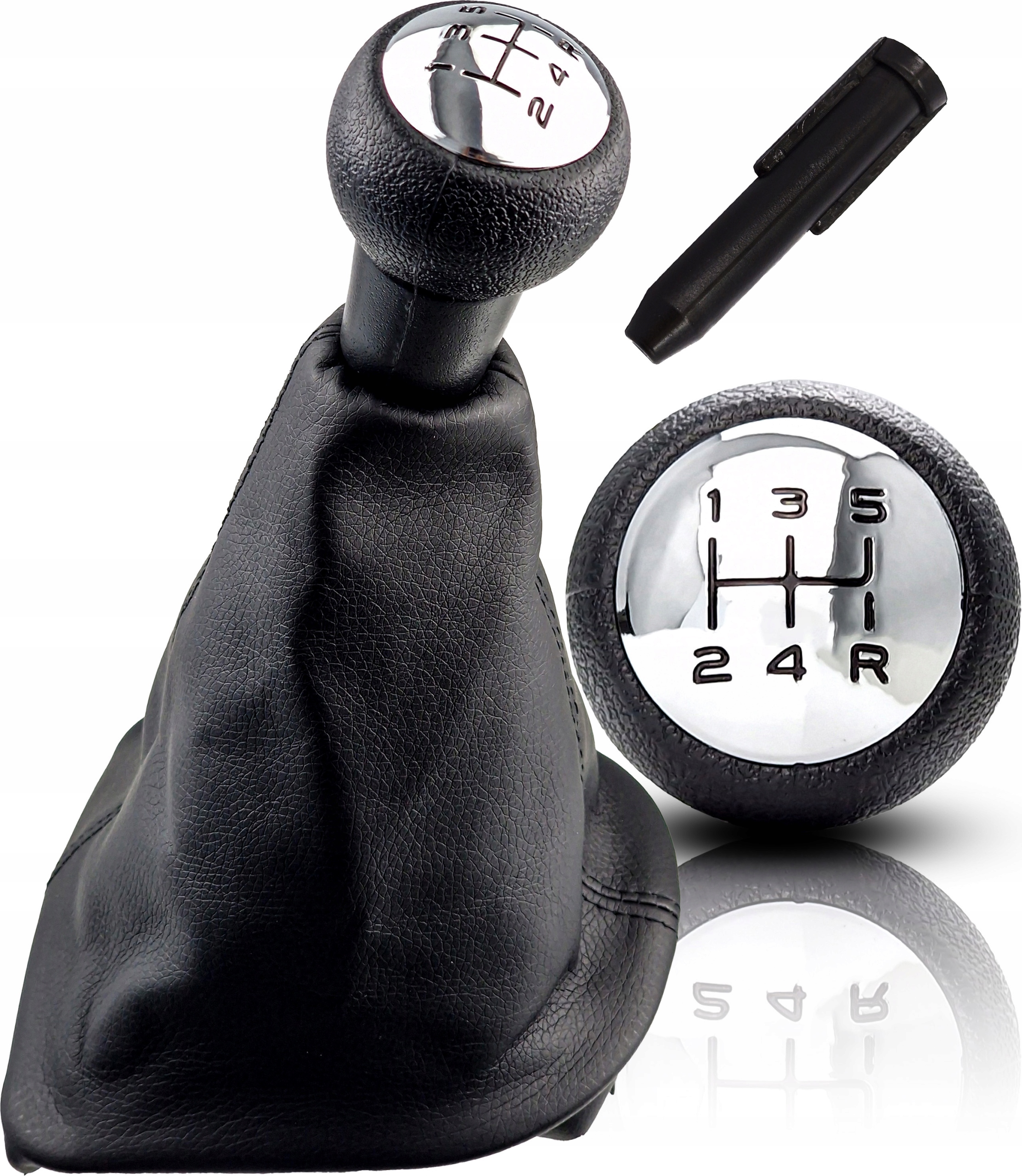 PEUGEOT 207 307 308 CITROEN C3 C4 GAŁKA ZMIANY BIEGÓW CHROM NIE MALOWANA