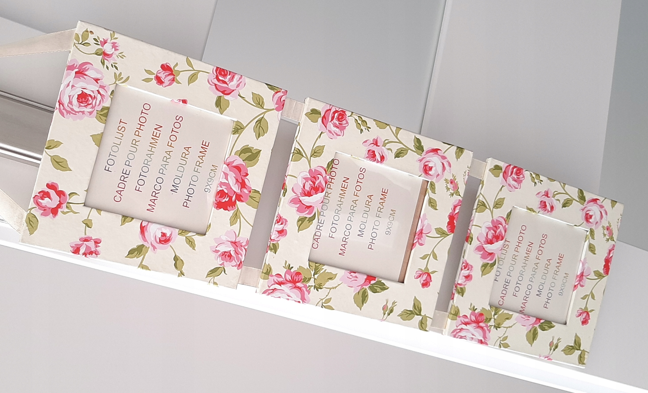 RAMKA ażurowa ANIOŁKI 3D ptaszki rybki morze fale Kolor odcienie fioletowego