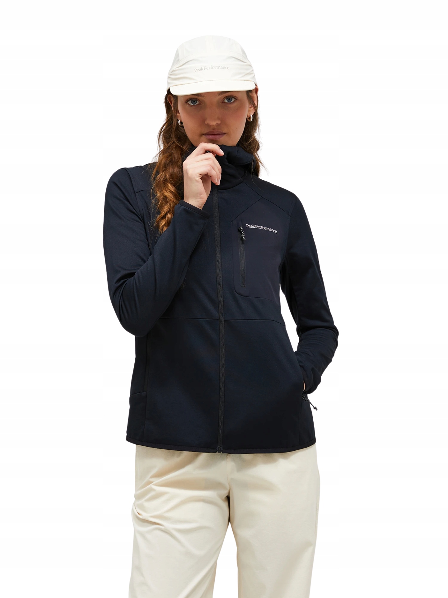 Mikina Peak Performance Utility Light Zip Hood černá L