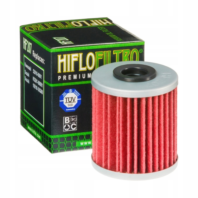 Filtr Oleju HF207 Hiflofiltro Suzuki Kawasaki