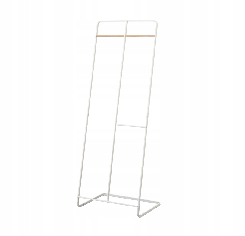 Široký dřevěný ocelový věšák na oblečení Yamazaki