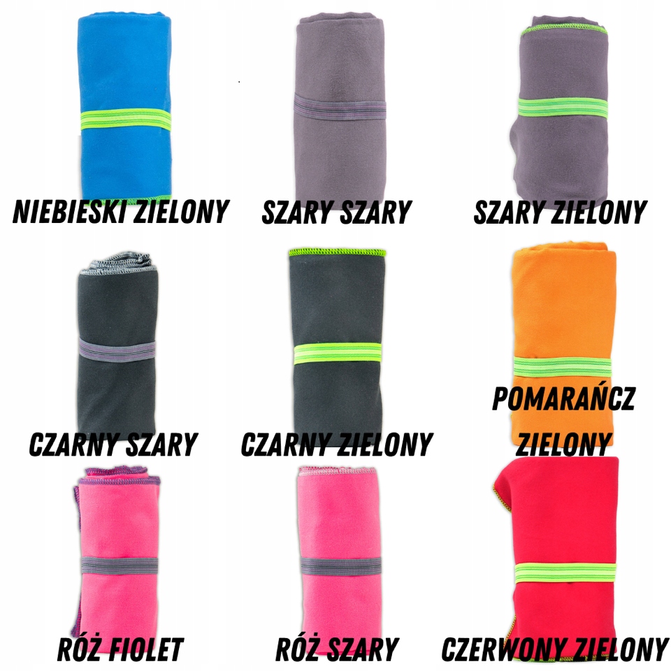 RĘCZNIK SZYBKOSCHNĄCY dla motocyklisty Skład materiałowy mikrofibra