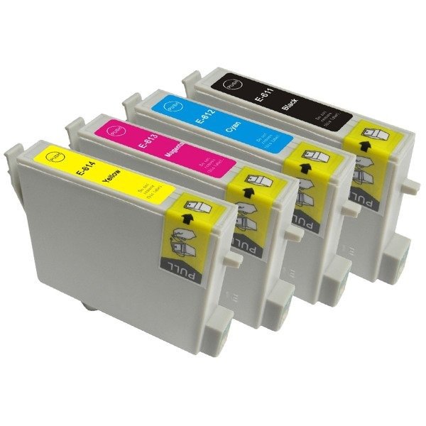 

4x Tusz do Epson T0611-T0614 DX3800 DX3850 DX4200