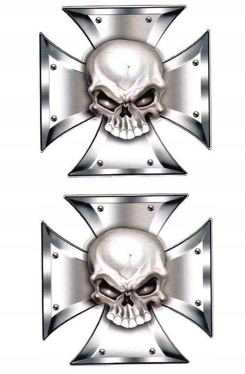 

Naklejka Naklejki Czacha Krzyż Maltański Z Czaszką