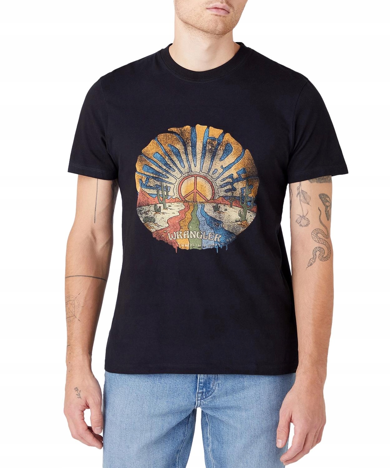 

Koszulka Wrangler Rainbow Tee W744D3XW5 Black XL