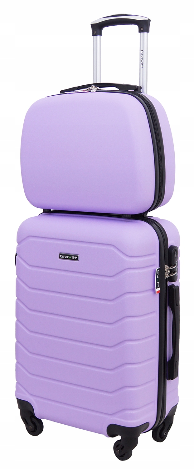 Zestaw Walizek 2w1 Walizka Podróżna Na Kółkach Kuferek Gravitt 931