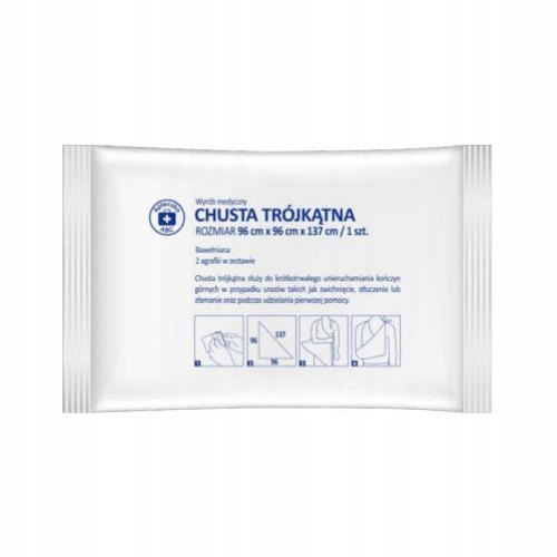 

Apteczka Abc Chusta trójkątna 96cm x 96cm x 137cm