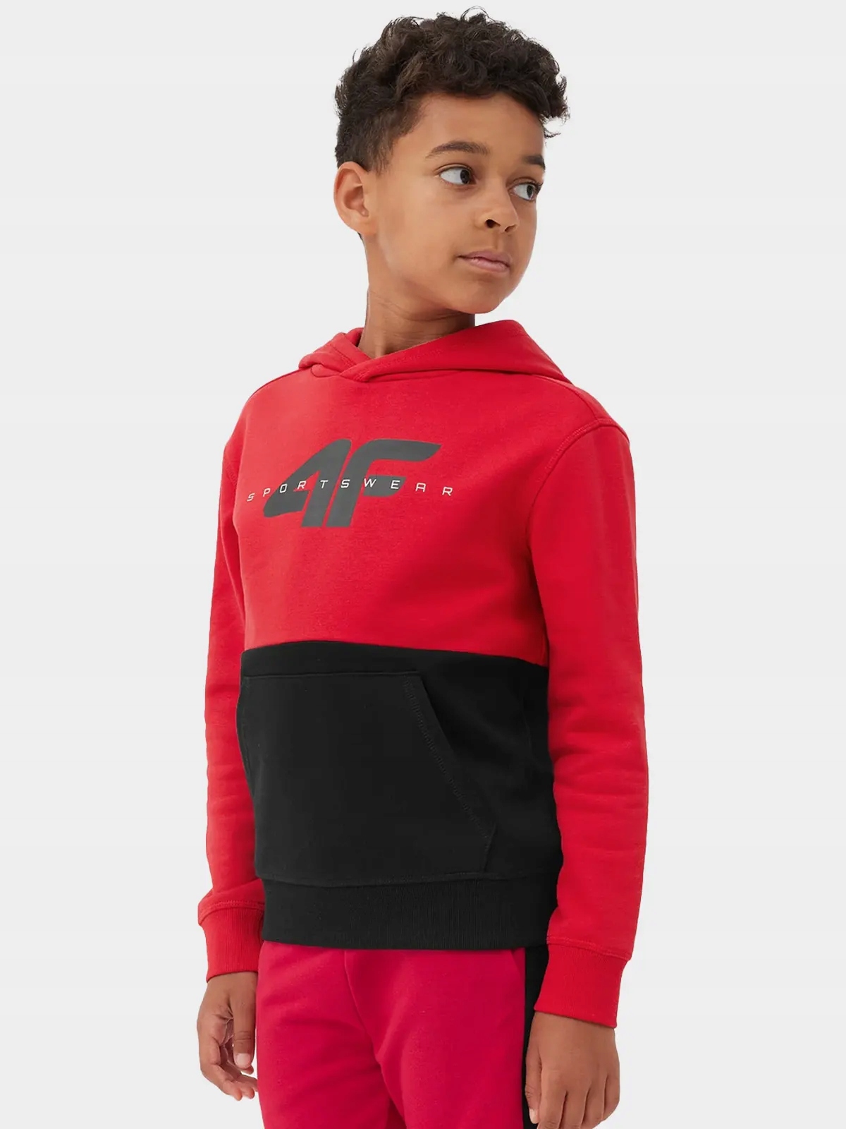 BLUZA CHŁOPIĘCA 4F DRESOWA Z KAPTUREM AW23M628 Płeć chłopcy