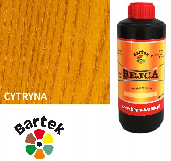 

Bejca Do Drewna Rustykalna Bartek 0,2L Żółta
