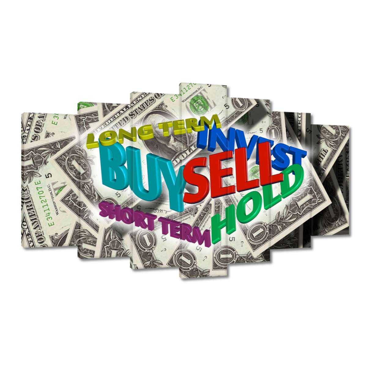 Obrazy 140x80 Finanční investice