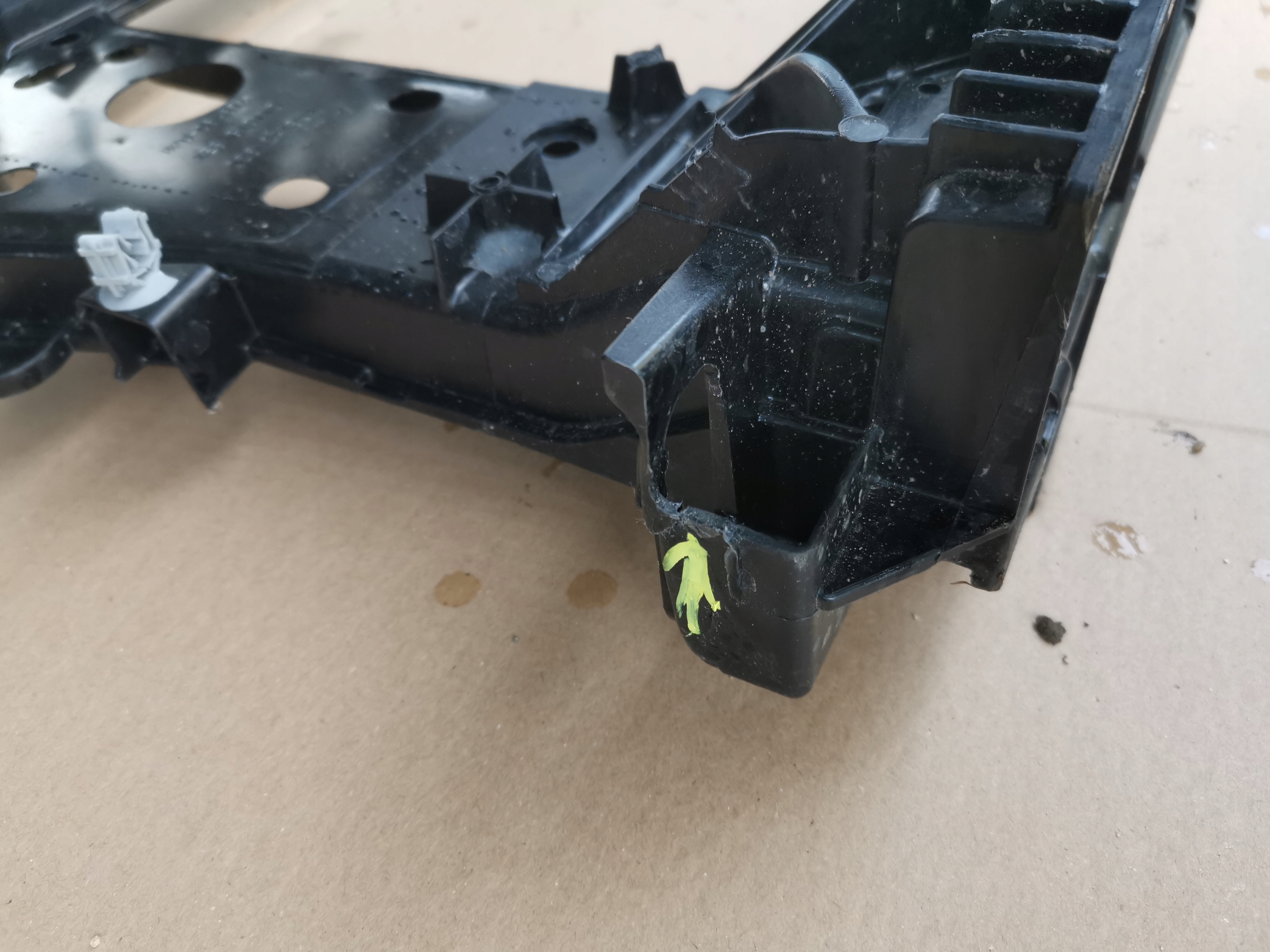 RENAULT CLIO V 5 19-> support panel for radiators pillar 625000427r 625000427