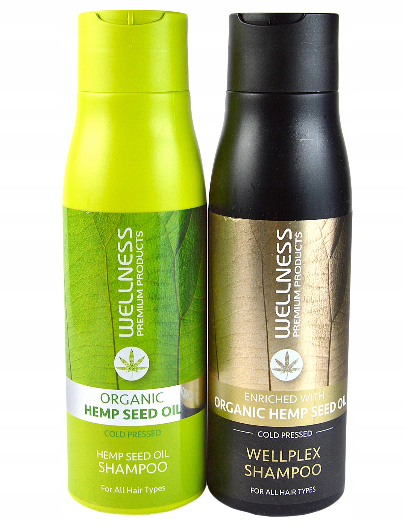 2x Šampon Wellness Premium Černý Zelený Cbd