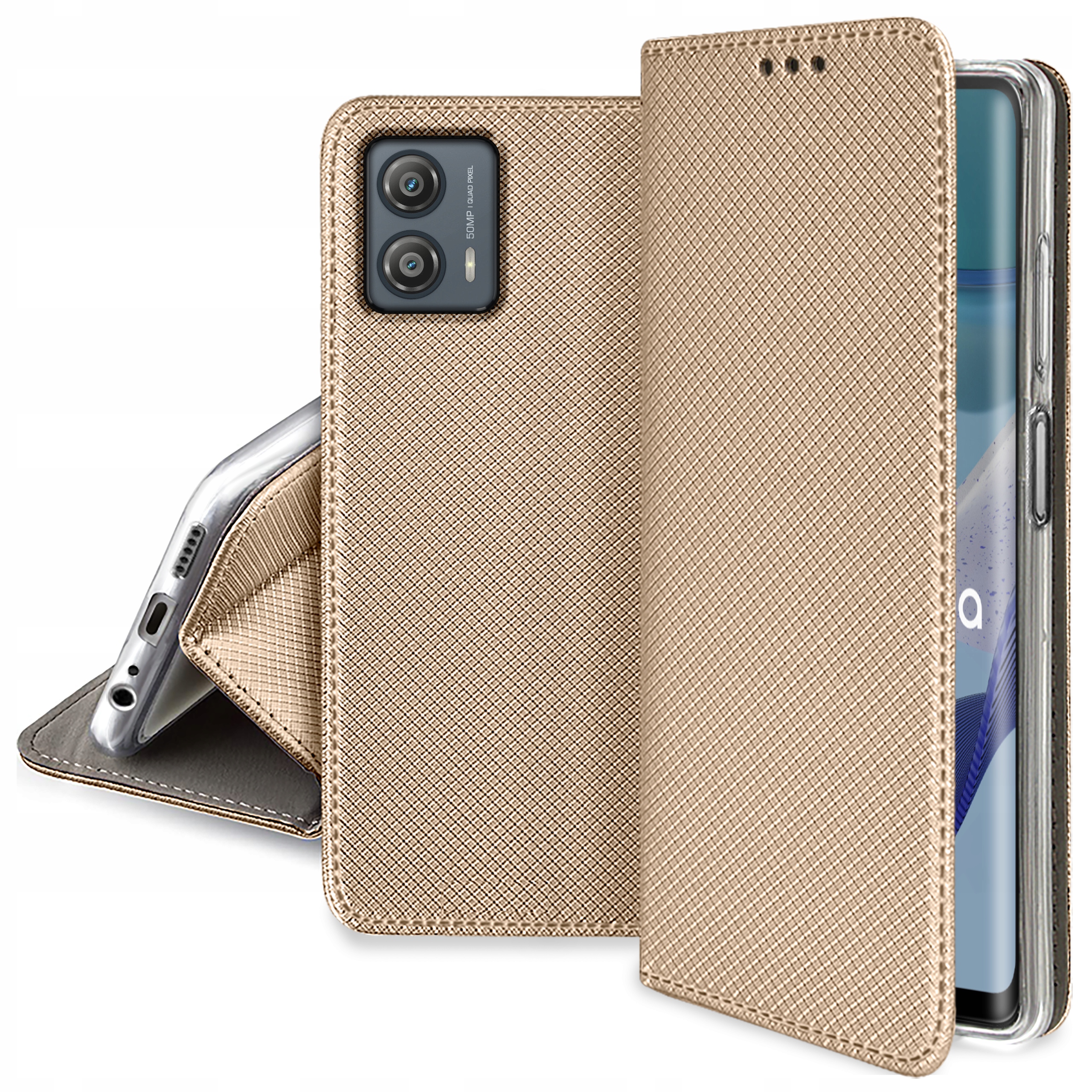 

Etui do Motorola Moto G53 5G Smart Magnet Szkło