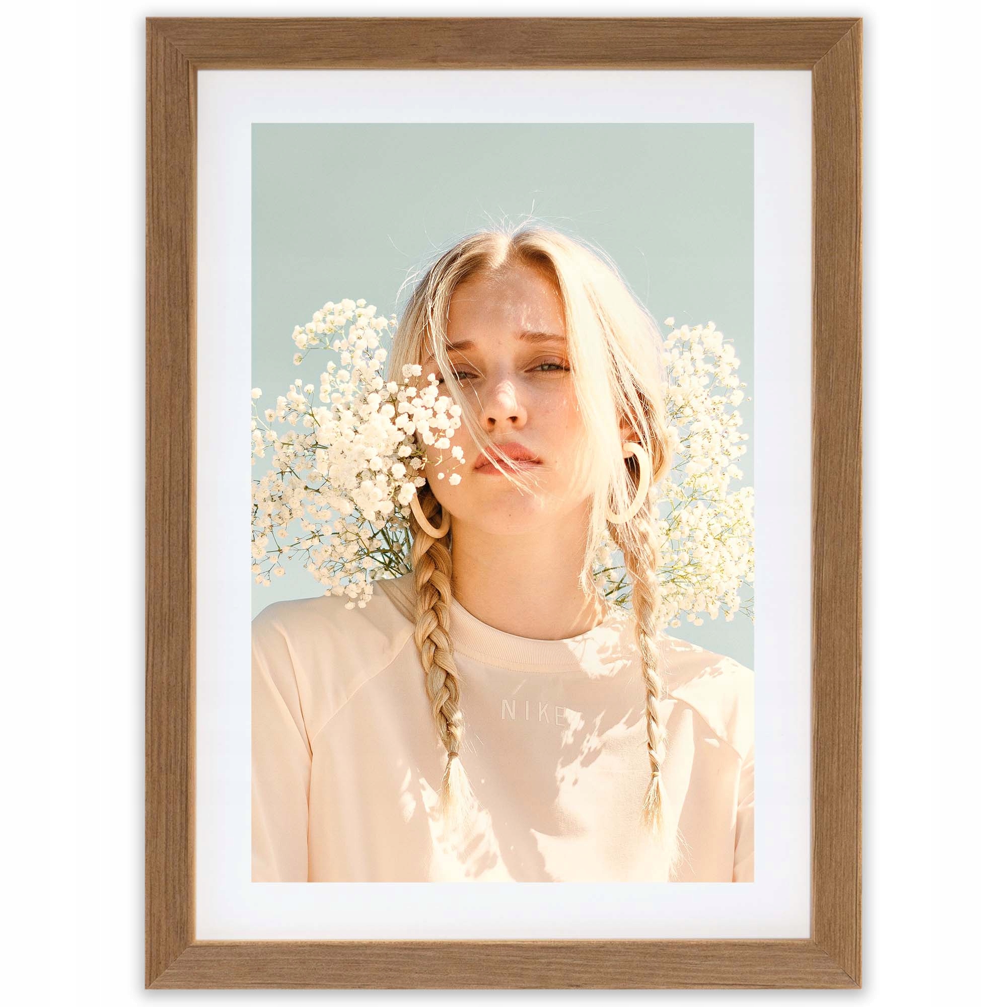 

Ramka drewniana na zdjęcia prosta 15x21 cm