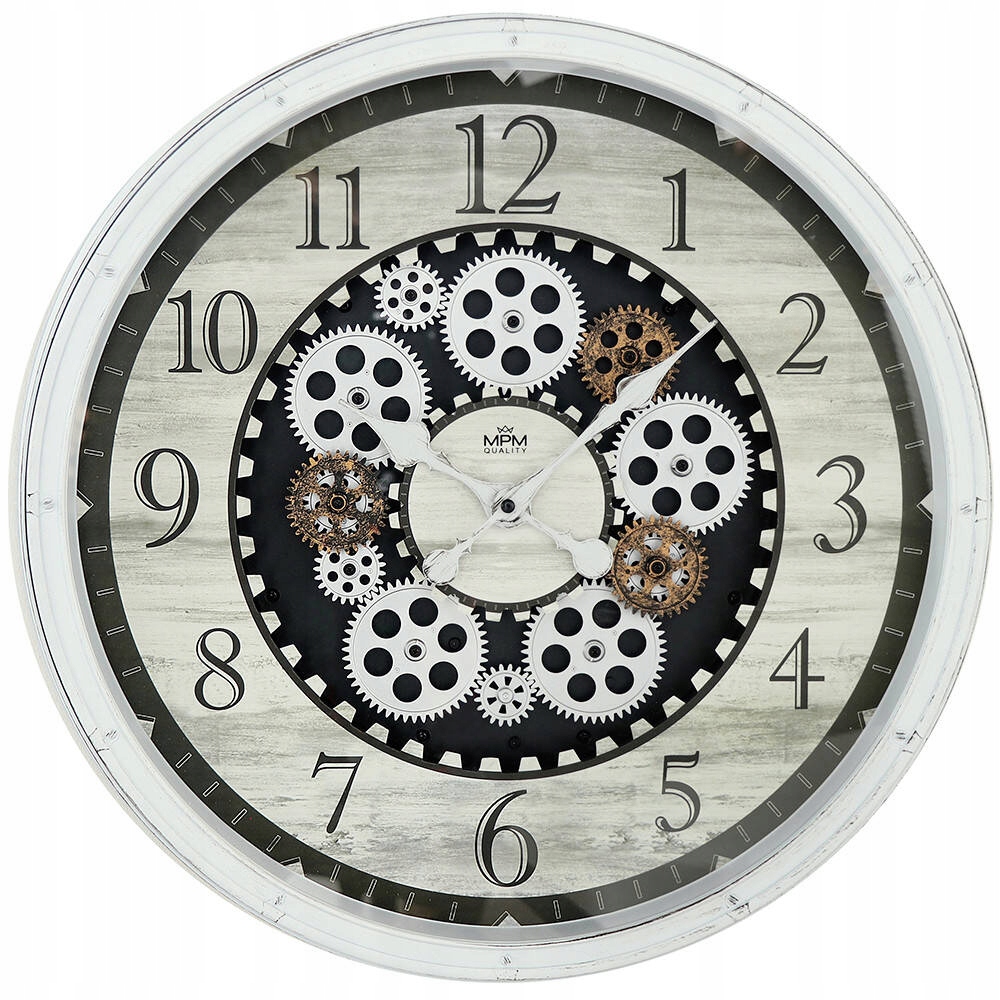 Veľké Pohyblivé Nástenné Hodiny Retro Mpm 4057 51 cm
