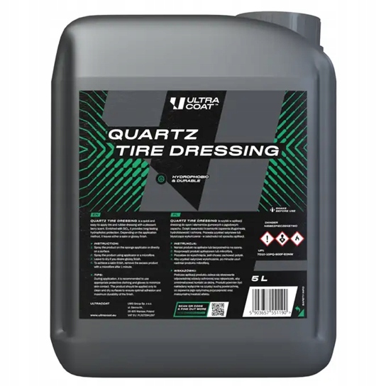 ULTRACOAT _ QUARTZ TIRE DRESSING 5L– DRESSING DO OPON Z KWARCEM, SIO2