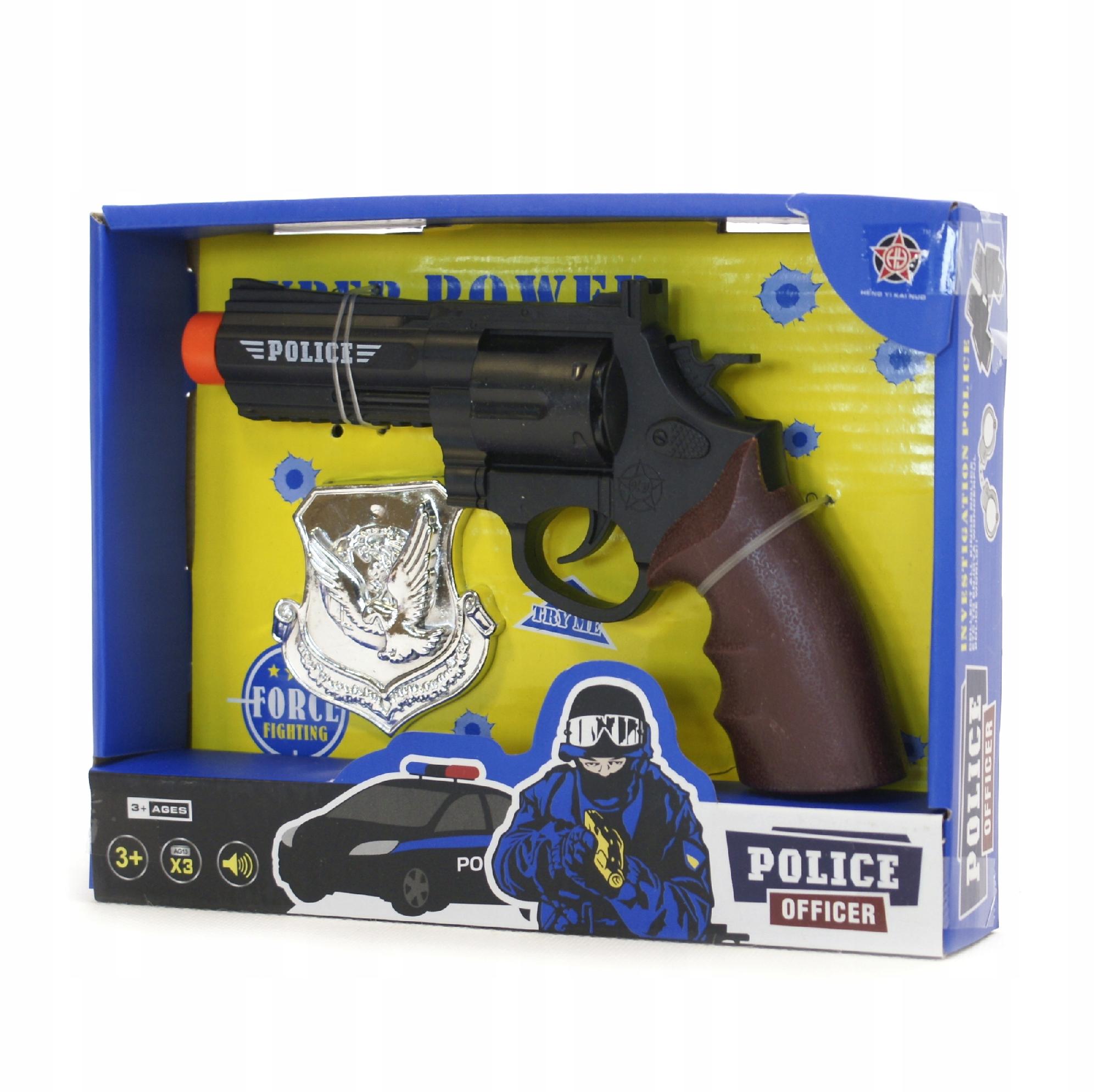 

Pistolet Na Baterie dźwięk światło Rewolwer