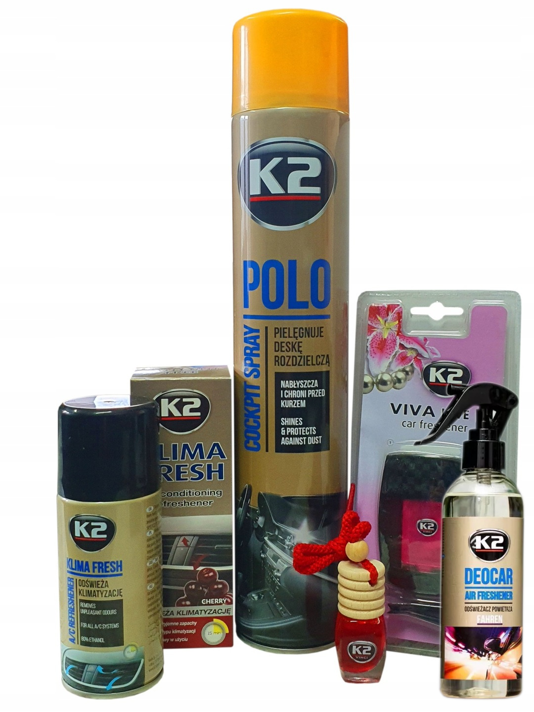 

K2 Zestaw Kosmetyków Do Odświeżania Samochodu Mini