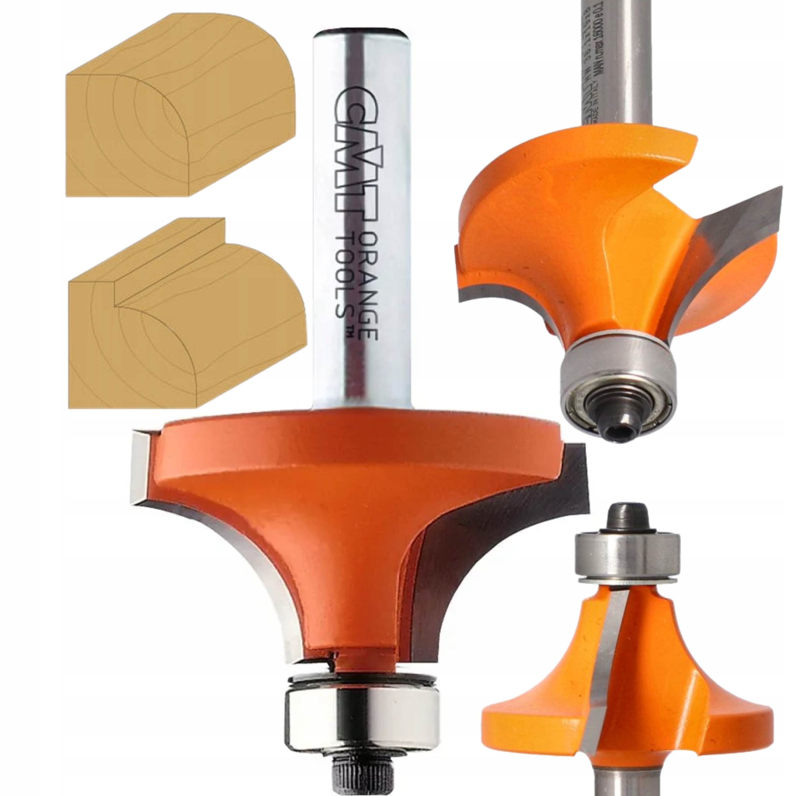 Frez do zaokrągleń R12,7 D38,1x19 S=8 Hw Włoski Dewno Mdf Cmt 938.380.11