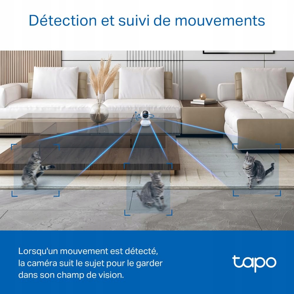 TAPO C230 3K 5MP 360° WiFi Kamera AI Nocny Tryb Audio Alexa — miniatura 8