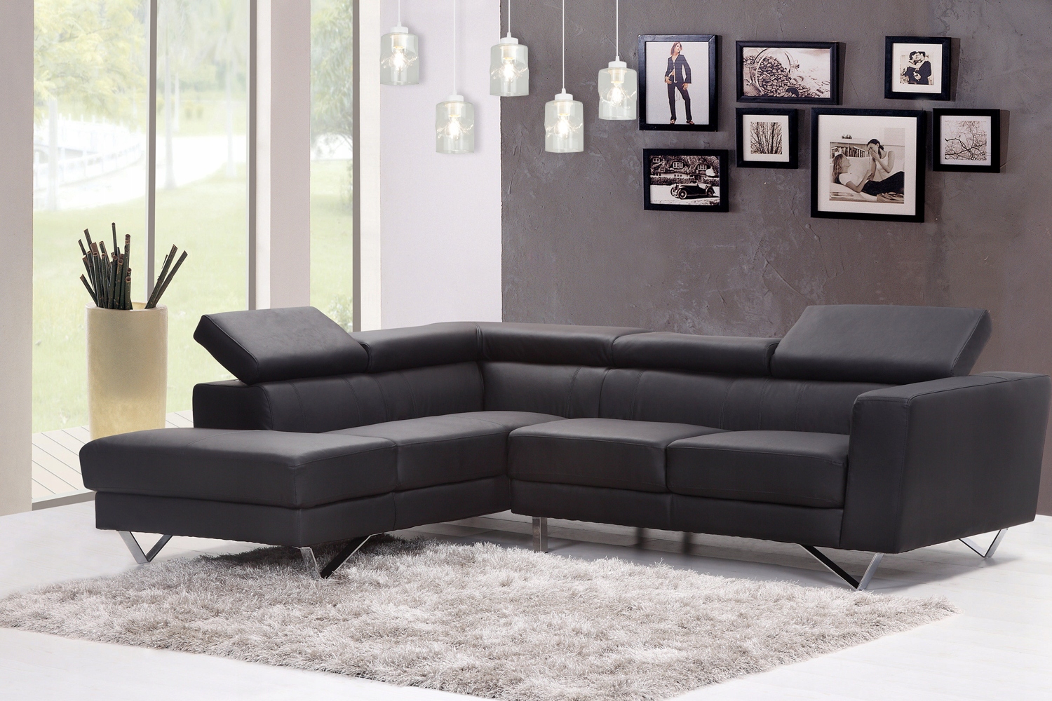 LAMPA LISTWA BIAŁA WISZĄCA ŻYRANDOL 5 SZKLANE KLOSZE SUFITOWA BEZBARWNA LED Marka Moderno