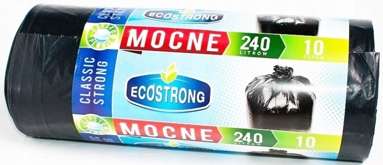 

Worki na śmieci 240L Ldpe Mocne czarne