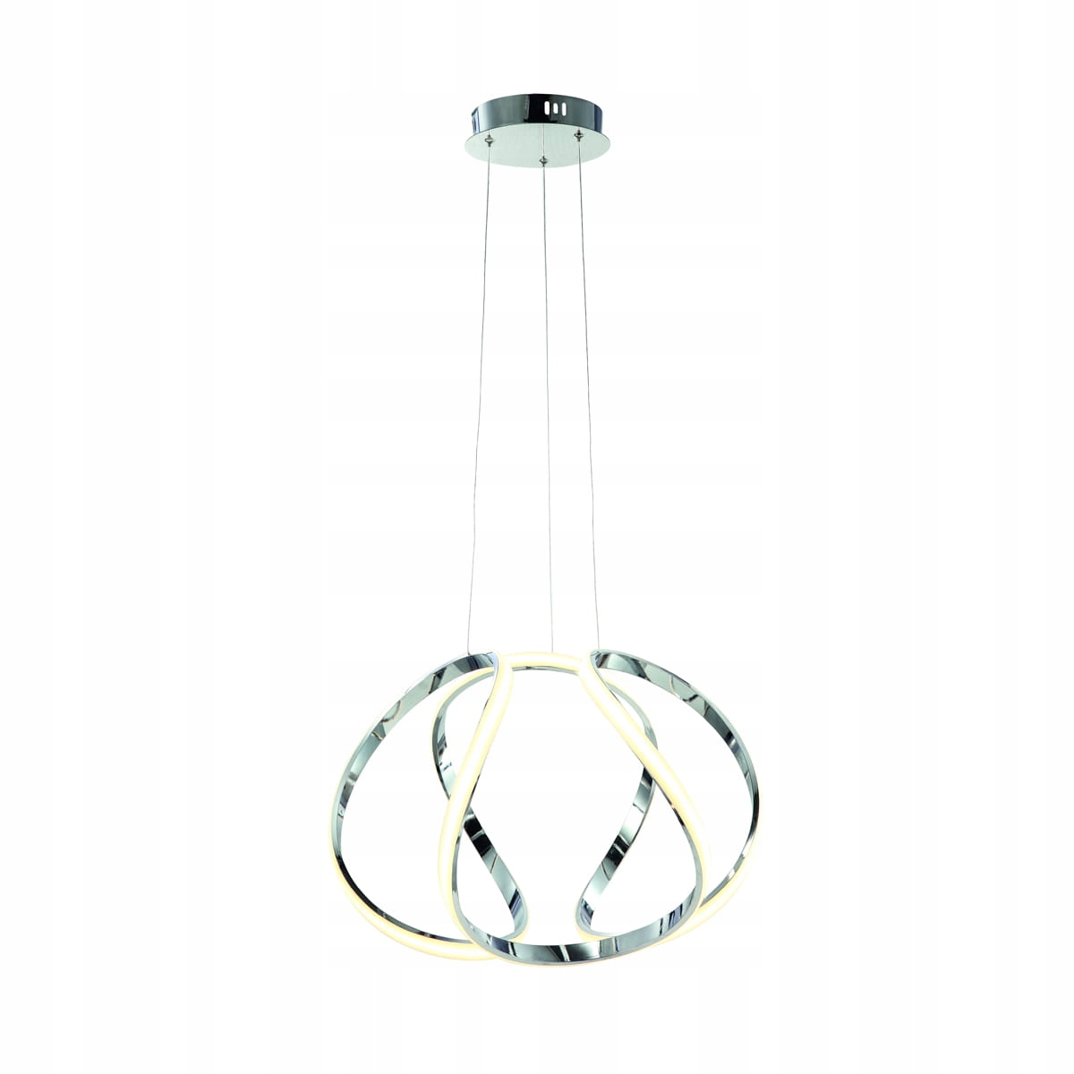 Moderní chromovaná závěsná Led lampa Milagro