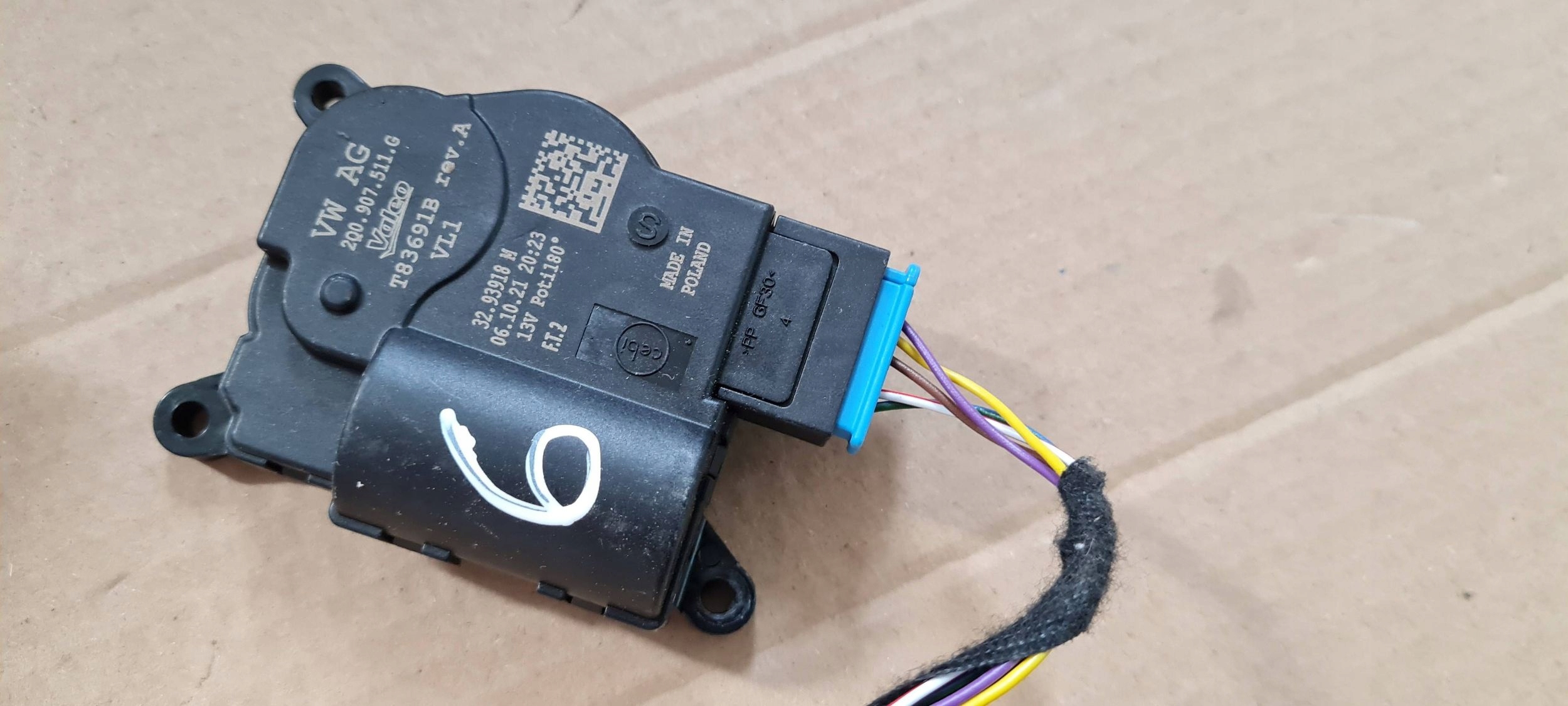 Q3 83A Micro moteur Bouches buses Bloc de chauffage complet 2Q0907511G VW AUDI