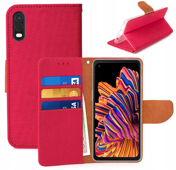 

Etui Portfel Canvas Do Samsung Galaxy XCover Pro