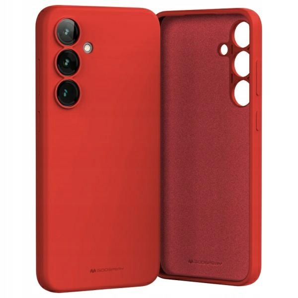 Mercury Silicone Samsung A16 A166 czerwony/red
