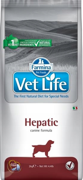 Levně Vet Life Natural Dog Hepatic 2kg