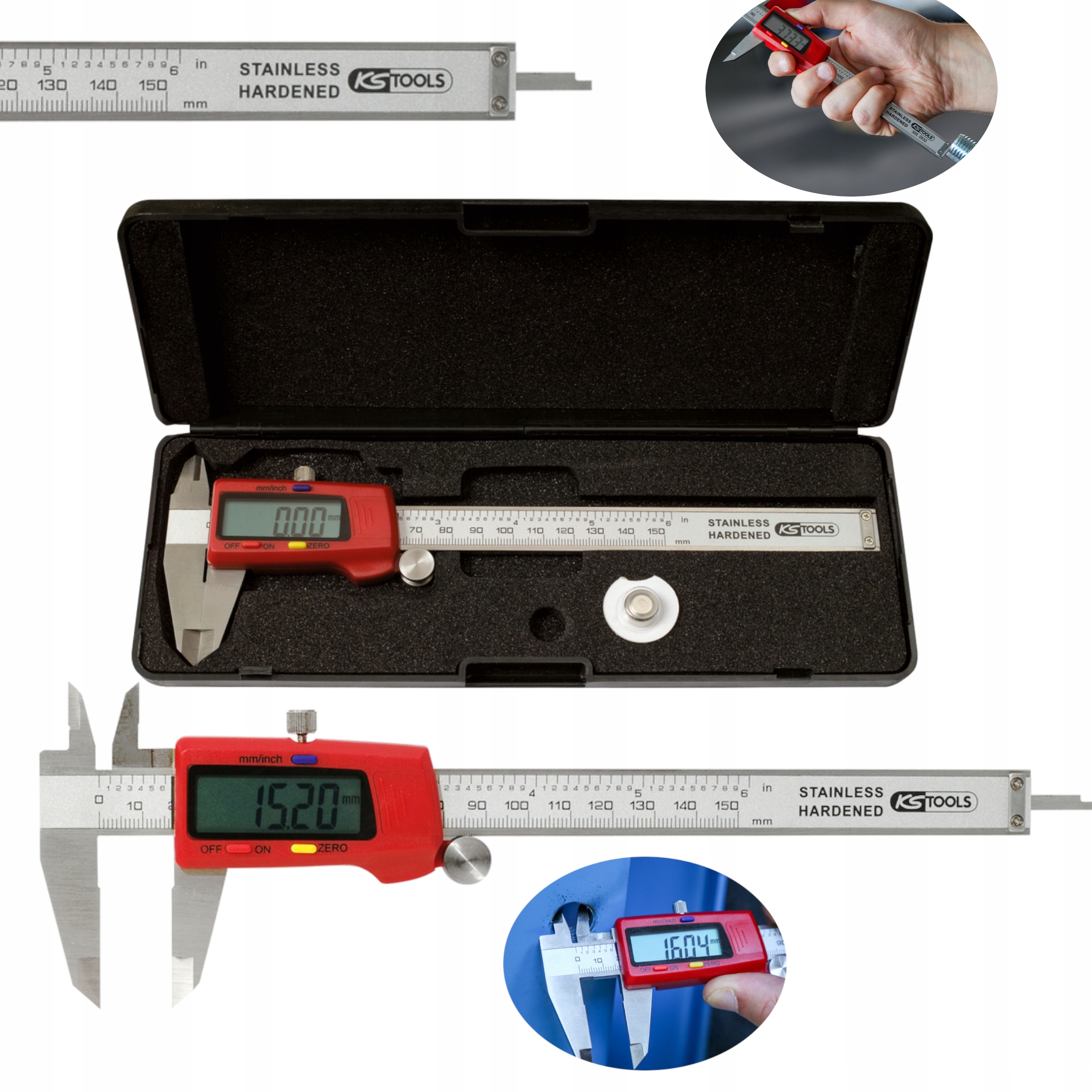 SUWMIARKA CYFROWA ELEKTRONICZNA 0 - 150mm ETUI KSTOOLS