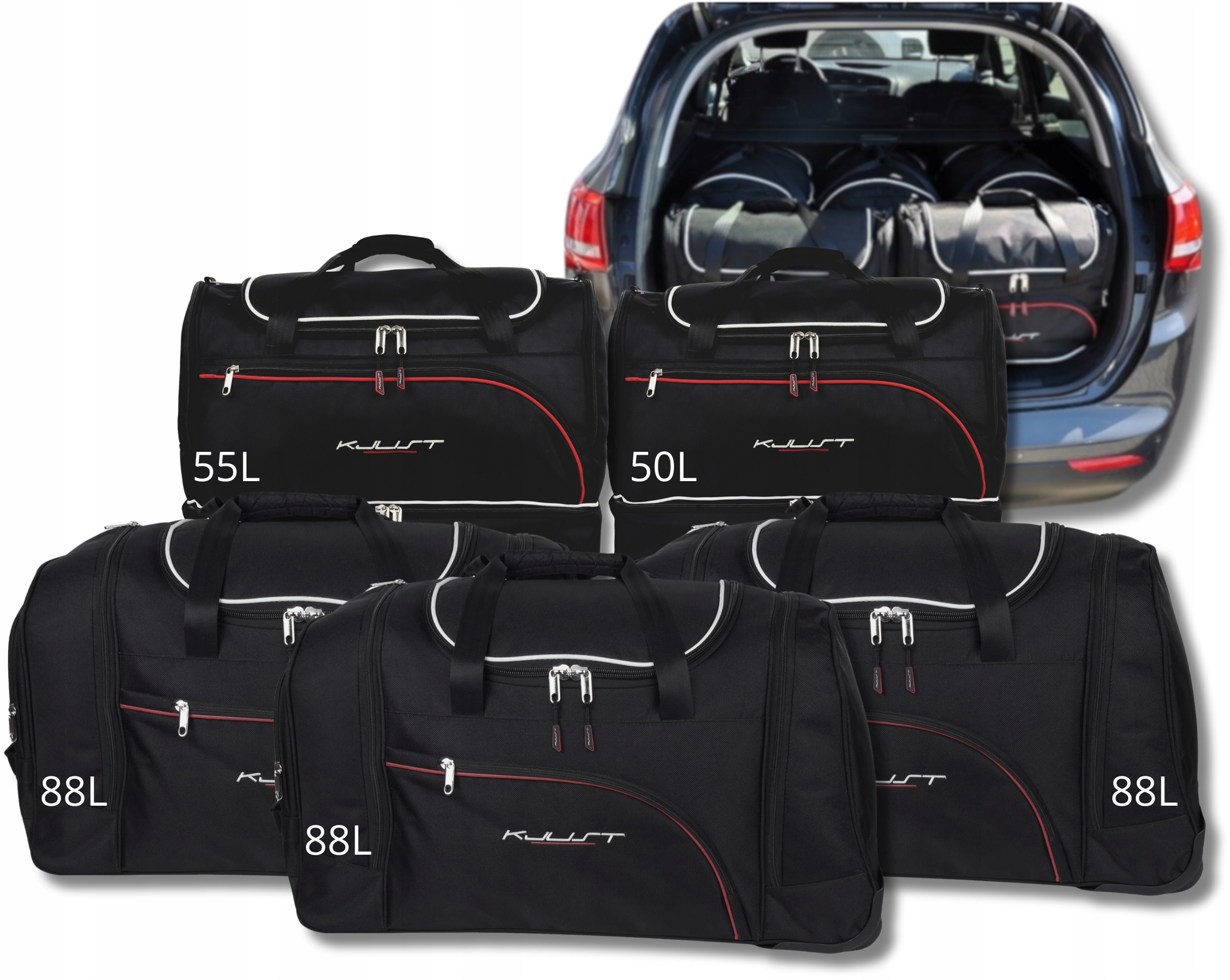 Cestovná Taška Do Kufra Kia Cee'd Kombi 2012-2018 5 ks
