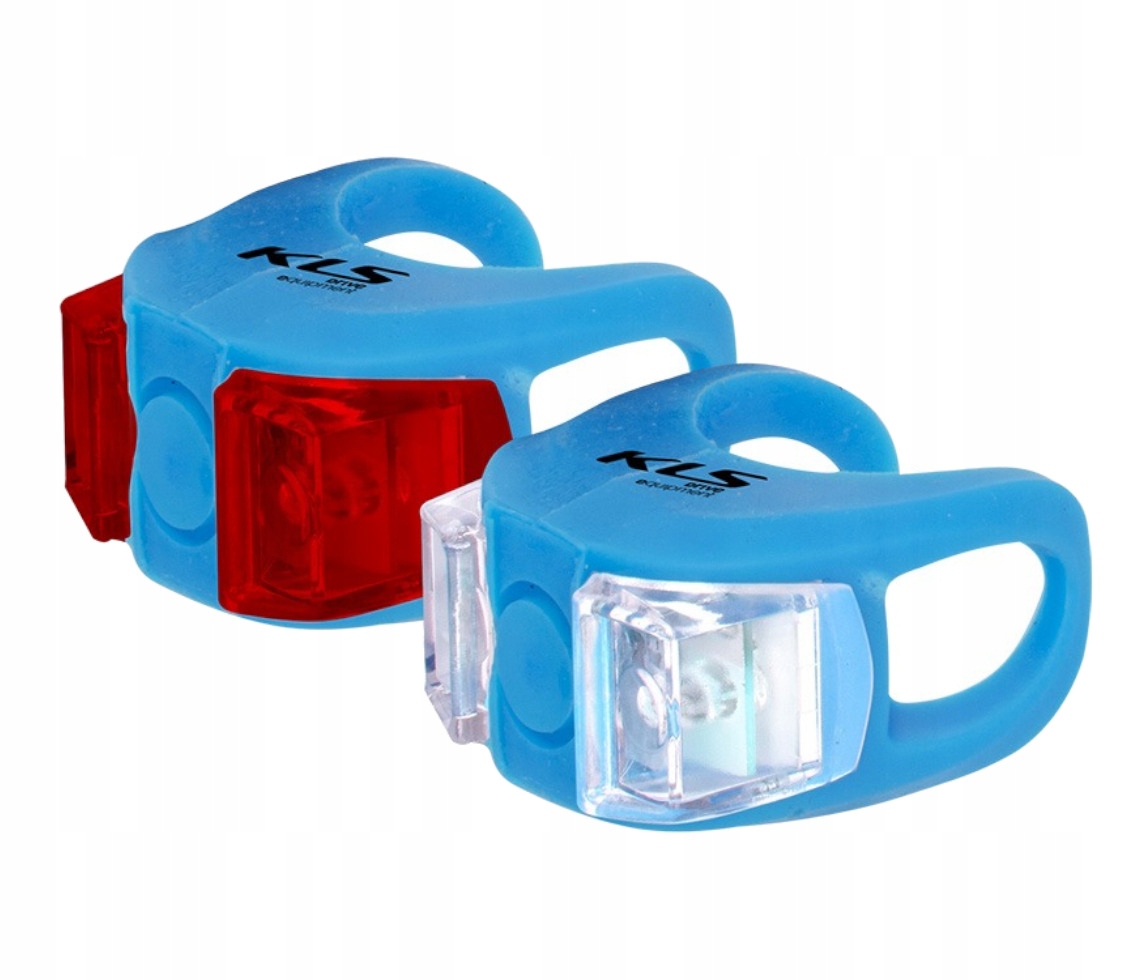 Lampki tył przód KELLYS TWINS Silikonowy zestaw ba Kolor dominujący biały