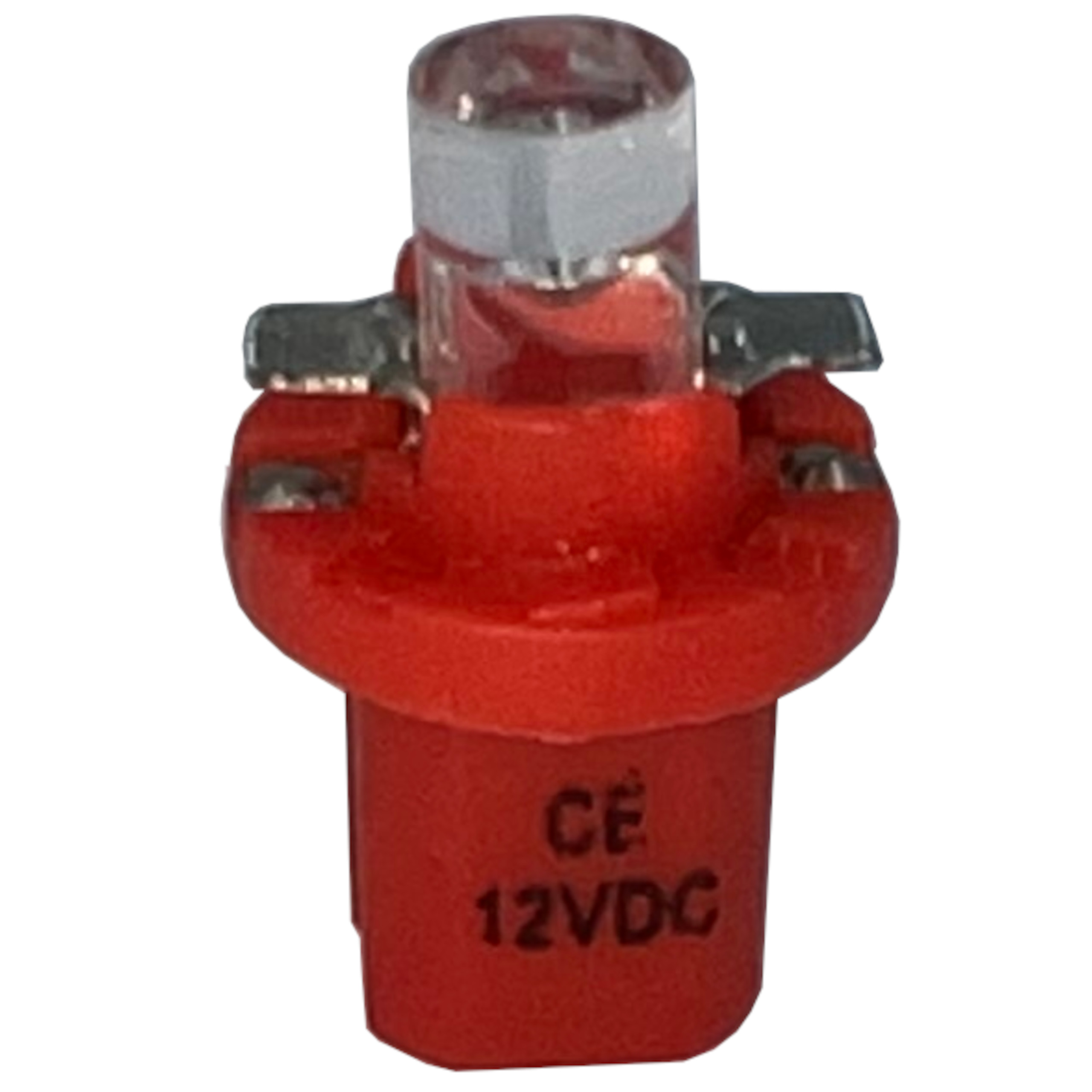żarówka Led T5 R5 oprawa b8.5d w1,2w 12v czerwona