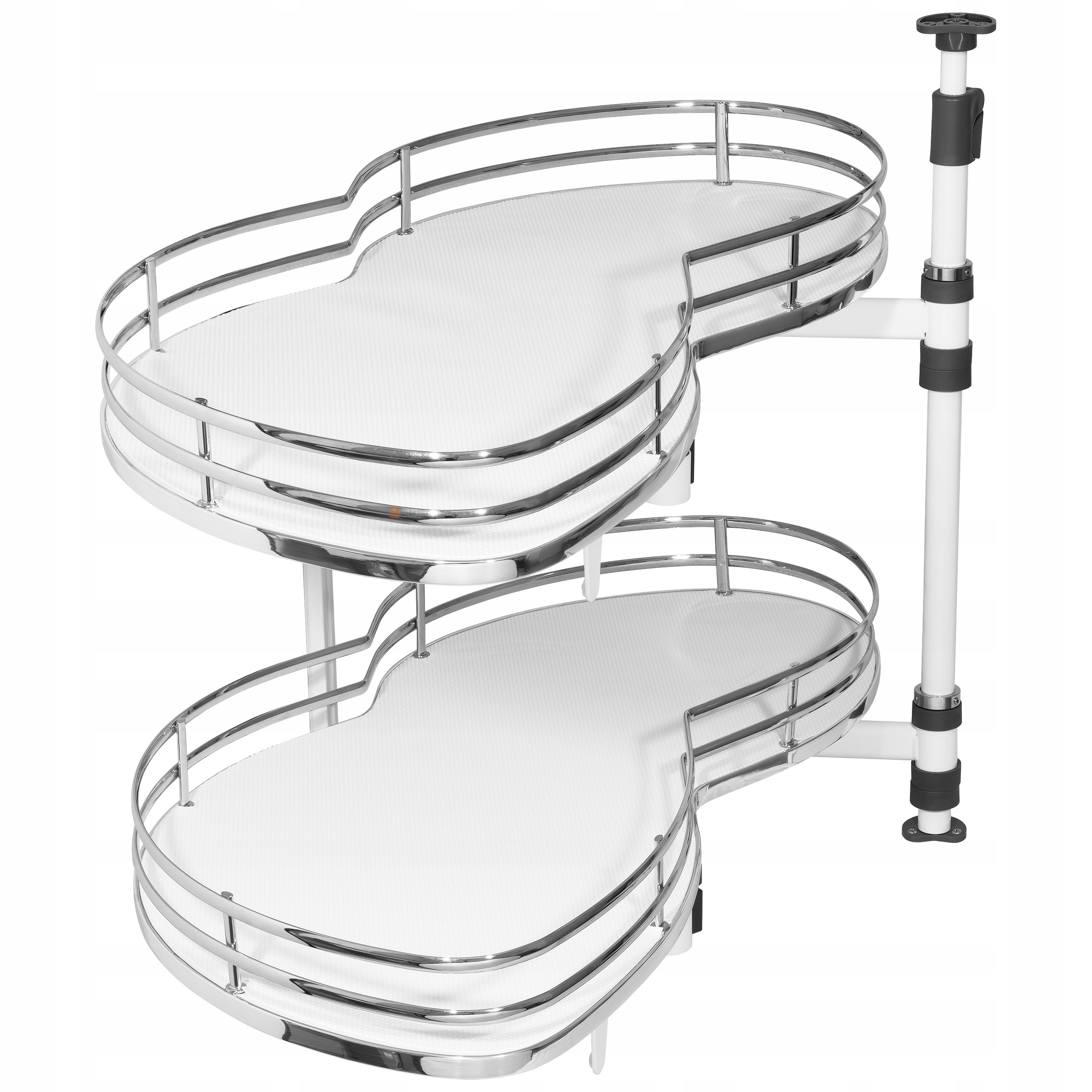 NERKA KOSZ CARGO CORNER GEMI LEWY FRONT 450mm CICHY DOMYK BIAŁA